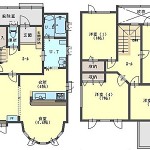 1階2階間取り図(広告用 1階2階間取り図(広告用
